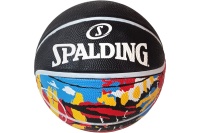 Мяч баскетбольный "Spalding" резина №7 (черный) E43144