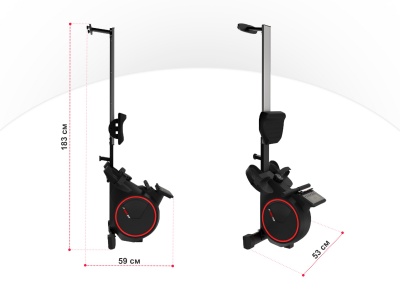 Гребной тренажер UNIX Fit Techno Rower 410