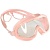 Очки полумаска для плавания взрослая (силикон) (розовые) E33161-3